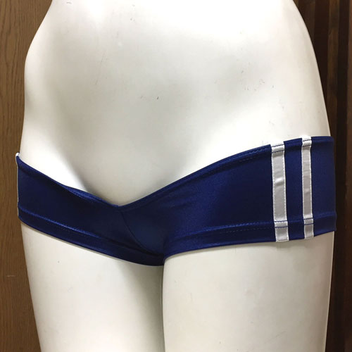 新品【体操着・ブルマ】La-Pomme(ラ・ポーム)スーパーウエット ライン入りローライズブルマ ネイビー Mサイズ 日本製